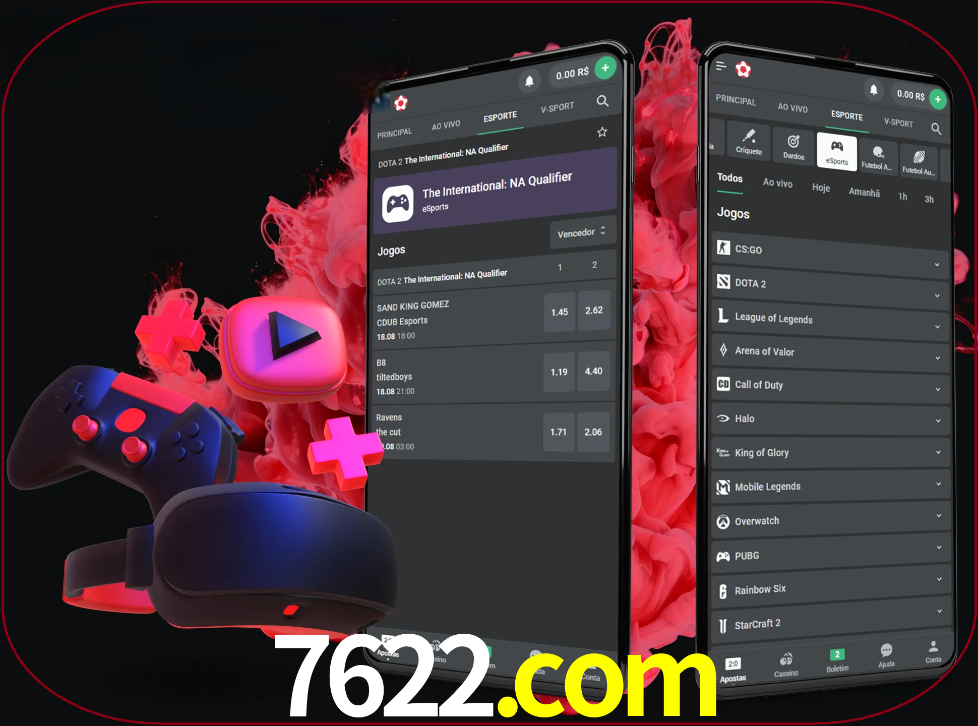 Para ter a aplicação móvel 7622 no seu smartphone, basta descarregar o ficheiro apk e seguir as instruções.