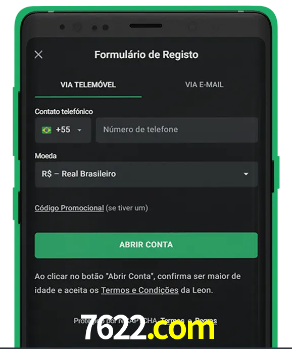 Cadastre-se em LeonBet seguindo passos simples.
