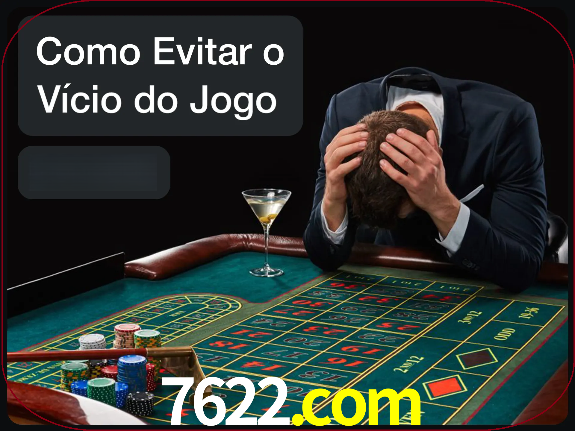 Você é responsável por cada uma de suas apostas.